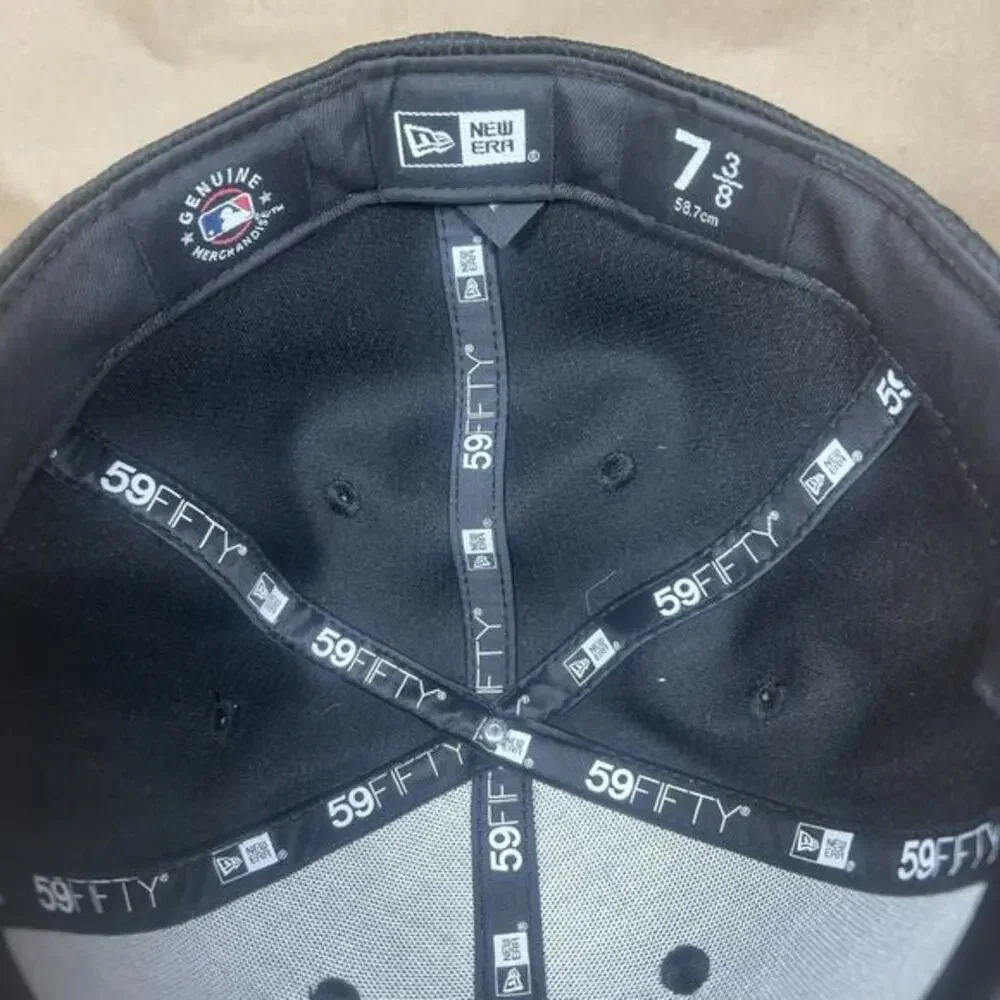 New‎ Era 59 FIFTY 7 3/8 MLB Philadelphia Phillies Black Liberty Bell Fitted Hat